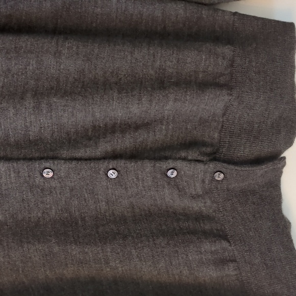 A.Giannetti Merino Wool Gray Button Down Career Work Cardigan Size 1X - Picture 3 of 5